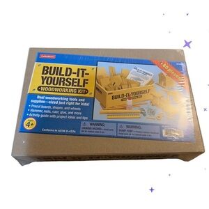 Lakeshore Build-It-Yourself Woodworking Kit 80 pieces! Brand new ✨🎀
